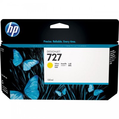 HP 727 F9J78A yellow original ink cartridge