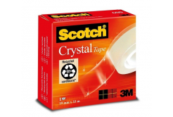 3M 600 Scotch Crystal Tape Clear tape, 19 mm x 33 m