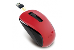 Genius Myš NX-7005, 1200DPI, 2.4 [GHz], optická, 3tl., bezdrátová USB, červená, AA