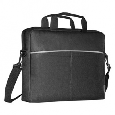Laptop bag 15,6", Lite, black made of polyester, Defender