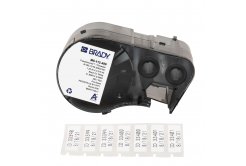 Brady M5-112-490 / 170889, 31.75 mm, Polyester, black text / white tape