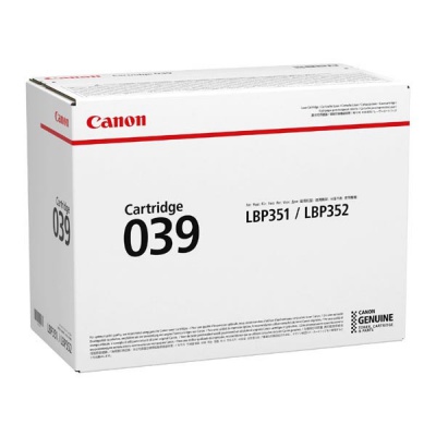 Canon CRG-039 black original toner