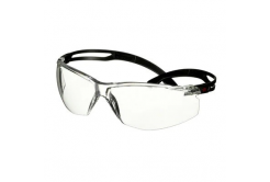 3M SecureFit 500 Glasses Safety glasses, black frame, clear lens SF501AF-BLK-EU (AS/AF)