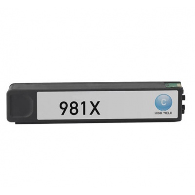 Compatible cartridge with HP 981XL L0R09A cyan 