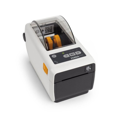 Zebra ZD411 Healthcare ZD4AH23-D0EW02EZ DT, 12 dots/mm (300 dpi), label printer, RTC, USB, USB Host, BT, Wi-Fi, EPLII, ZPLII, kit (USB), white (Successor GC420t)
