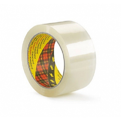 3M 371 Packing Tape, transparent 48 mm x 66 m