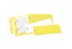 Partex self-adhesive labels PFA20018KT4, 9,5 x 17,5 mm, yellow, 352 ks, A4, 1 sheet