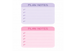 Niimbot A2A88398001, 50x75mm, 100pcs, task list, colorful self-adhesive labels