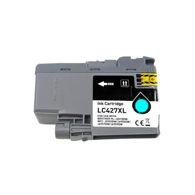 Brother LC-427XLC cyan compatible ink cartridge
