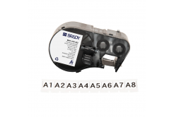 Brady M4C-475-422 / 170731, 12.07 mm x 7.62 m, Polyester, black text / white tape