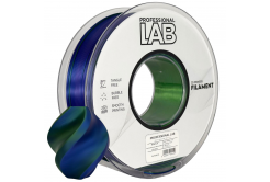 Professional Lab FG-P104-E1, 3D filament, PLA Silk, 1,75mm, 1000g, Tri Color, Blue, Green, Purple