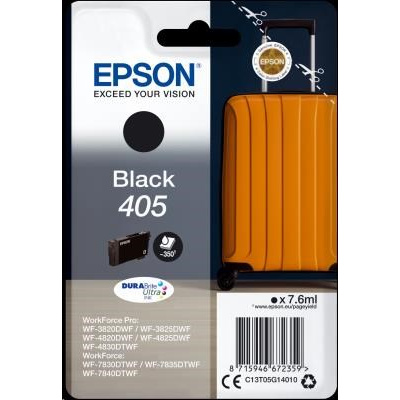 EPSON ink Singlepack Black 405 Durabrite Ultra originální inkoustová cartridge