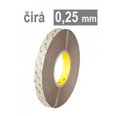 3M VHB™ 9473, thickness 0.25 mm, thin transparent double-sided adhesive transfer tape 50 mm x 55 m