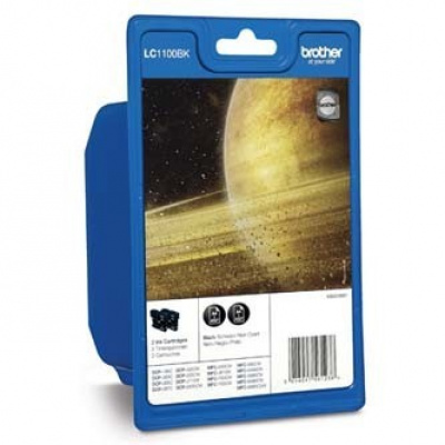 Brother LC-1100SET double pack black original ink cartridge