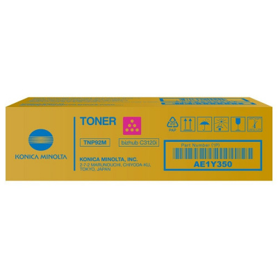 Konica Minolta TNP-92M AE1Y350 magenta original toner