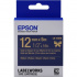 Epson LabelWorks LK-4HKK C53S654002 12mm x 5m, gold text / blue tape, textile ribbon, original tape