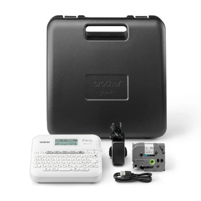 Brother PT-D410VP PTD410VPYJ1 label maker with case
