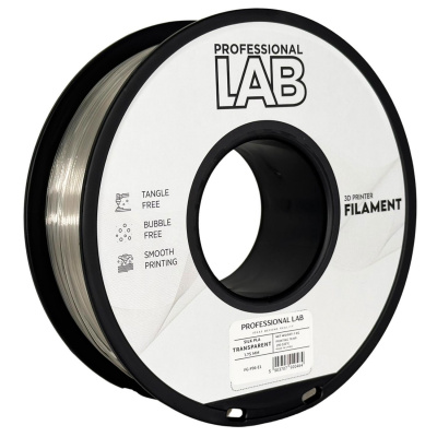 Professional Lab FG-P96-E1, 3D filament, PLA Silk, 1,75mm, 1000g, Transparent