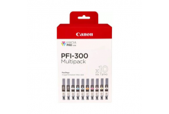 Canon PFI-300 4192C008 color multipack of original cartridges