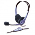 Genius HS-04S, headset with microphone, volume control, black-silver, 2x 3.5 mm jack