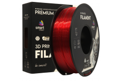 Smart Print FG-S200-E1, 3D filament, PETG, 1,75mm, 1000g, Transparent red