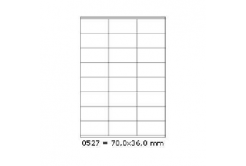 Self-adhesive labels 70 x 36 mm, 24 labels, A4, 100 sheets