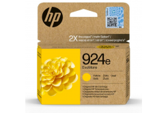 HP 924e 4K0U9NE#CE1 yellow original ink cartridge, after the expiration date