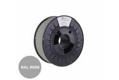 C-Tech 3DF-P-PETG1.75-9006 3D filament, PREMIUM LINE, PETG, white aluminium, RAL9006, 1,75mm, 1kg
