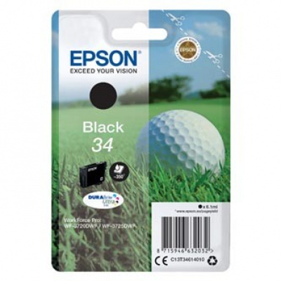 Epson T34614010, T346140 black original ink cartridge