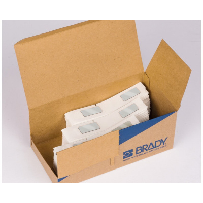 Brady M6-07-7593-SL / 312035, Engraved Plate Replacement Labels, 18 mm x 35 mm