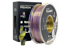 Smart Print FG-S108-E1, 3D filament, PLA Silk, 1,75mm, 1000g, Tri Color, Black, Gold, Purple
