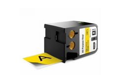 Dymo 1868775, 54mm x 7m, black text/yellow tape, original tape