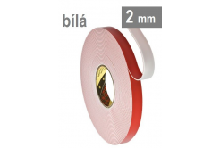 3M VHB™ 4912-F, tl. 2 mm, bílá oboustranně velmi silně lepicí akrylová páska 19 mm x 16,5 m