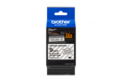Brother TZ-S121 / TZe-S121 Pro Tape, 9mm x 8m, black text/transparent tape, original tape