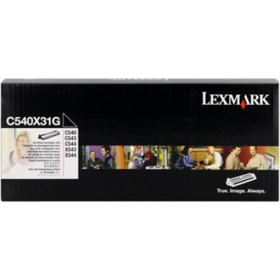 Lexmark originální developer 0C540X31G, black, 30000 pages, Lexmark X544x