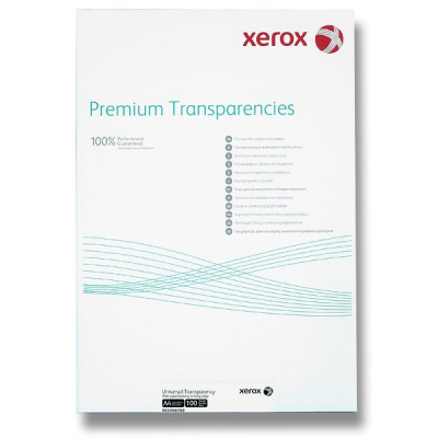 Xerox 003R98202, 100µm, A4, 100pcs, transparent, laser, foil