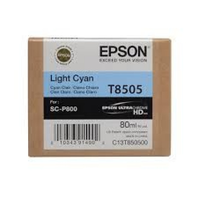 Epson T8505 C13T850500 light cyan original ink cartridge