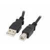USB A-B cable black