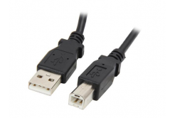 USB A-B cable black
