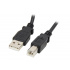 USB A-B cable black