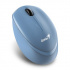 Genius Mouse NX-7009, 1200DPI, 2.4 [GHz], optical, 3 buttons, wireless, blue, 1 pc AA, Blue-Eye sensor, symmetrical