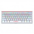 Marvo KG962G WH EN - R, keyboard US, gaming, mechanical type wired (USB), white, RGB, red switches