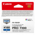 Canon PFI-4100 6786C001 blue original ink cartridge