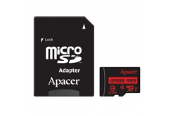 Apacer memory card Secure Digital Card V10, 128GB, micro SDXC, AP128GMCSX10U5-R, UHS-I U1 (Class 10), with adapter