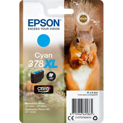 Epson 378XL T37924010 cyan original ink cartridge