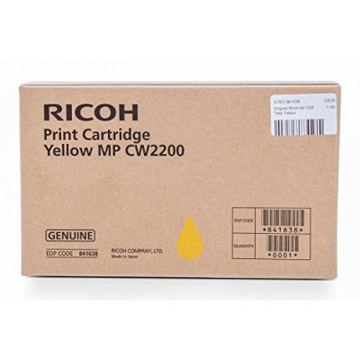 Ricoh 841638 yellow original ink cartridge