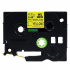 Compatible tape Brother HSe-631 11,7mm x 1,5m, black text / yellow tape