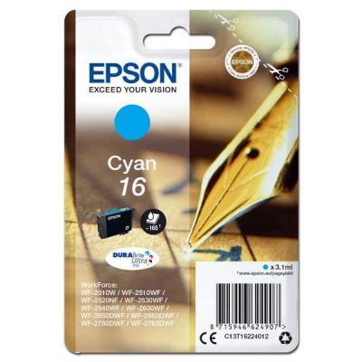Epson 16 C13T16224012 cyan original ink cartridge
