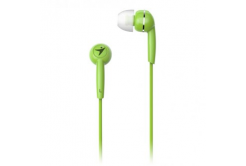 Genius HS-M320, headphones, without volume control, green, in-ear type, 3.5 mm jack