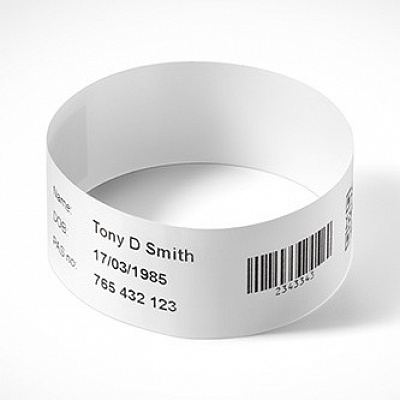 Brother BWEAB279PW wristbands for adults, white